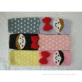 Cartoon Kids Cashmere Knitted Leg Warmers , Dots Pattern Fo